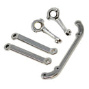Redcat V2 Steering Arms L/R and V2 Toe Links (Chrome) (1set)