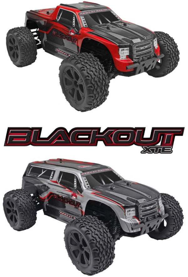 Redcat Blackout XTE RC Truck - 1:10 Brushed Electric Monster Truck.