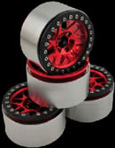 Hobby Details 2.2" Aluminum Wheels - KM12 (4) (Red)