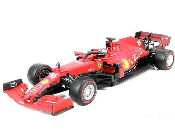 Bburago 18-16809 LC 2021 Ferrari F1 Racing SF21 1:18 #16 Charles Leclerc