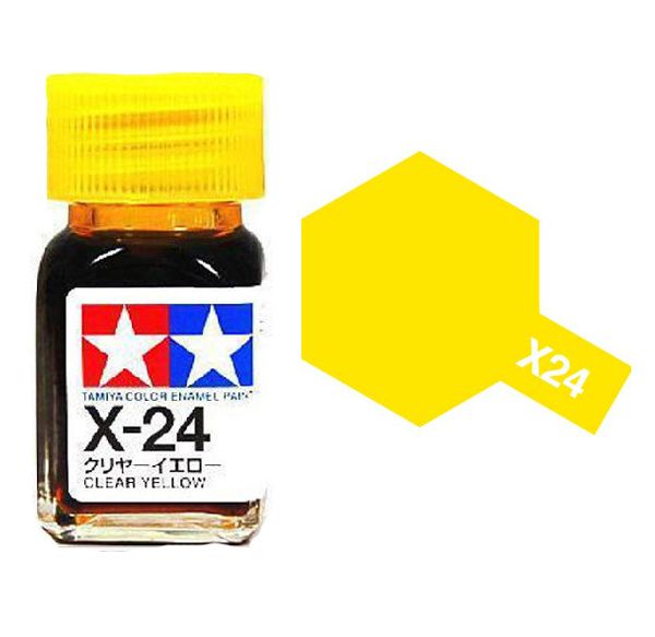 Clear Yellow Tamiya Enamel Paint  X-24 X24 EX-24 EX24