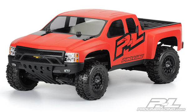 Pro-Line Chevy Silverado HD Clear Body for SC