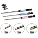 MIP Speed Tip Ball Hex Driver Wrench Set, Metric (3) 2, 2.5, 3mm