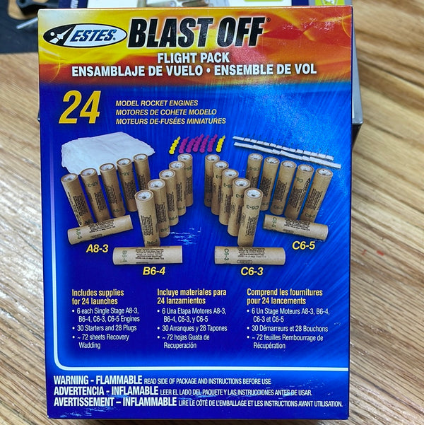 Estes Rockets Blast-Off Flight Pack (24 pk)