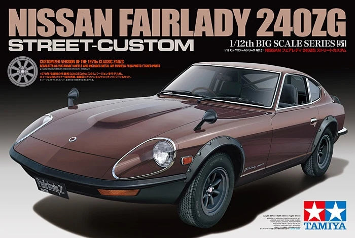 1/12 TAMIYA 1970 NISSAN 240ZG STREET-CUSTOM CAR (