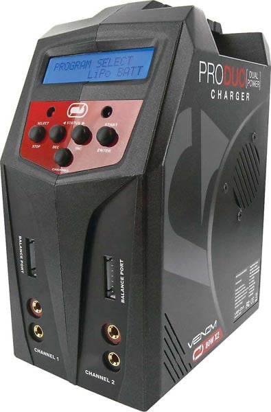 Venom Pro Duo 80W X2 Dual AC/DC 7A LiPo/LiHV & NiMH RC Battery charger