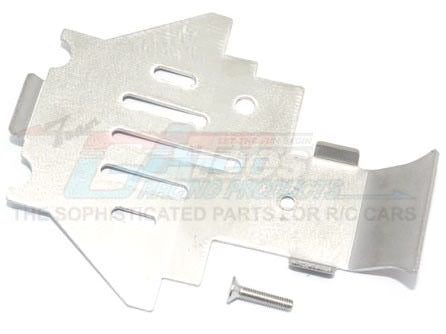Stainless Steel Center Gear Box Bottom Protector Mount For TRX4 - 2Pcs Set for traxxas trx-4