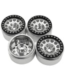 4Pcs/Set 1:10 RC Crawler Metal Alloy 1.9 Inch Wheel Rim BEADLOCK Fitfor 1/10 Axial SCX10 Tamiya CC01 D90 D110