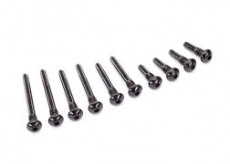 Traxxas Suspension screw pin set, front or rear (hardened steel), 4x18mm (4), 4x38mm (2), 4x33mm (2), 4x43mm (2)