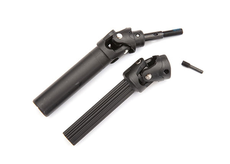 Traxxas Maxx  Driveshaft assembly, front or rear, Maxx Duty (1) (left or right) (fully assembled, ready to install)/ screw pin (1)