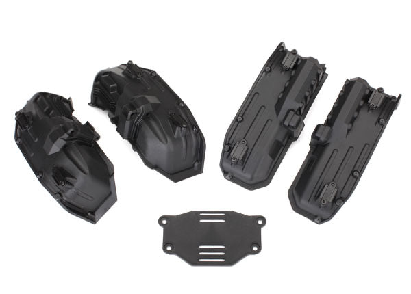 Traxxas Fenders, inner, front & rear (2 each)/ rock light covers