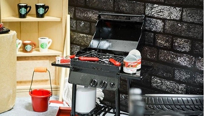 RC Scale Accessories - Barbeque Charcoal Grill