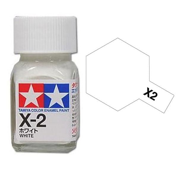 Gloss White Tamiya Enamel Paint X-2 X2 EX-2 EX2