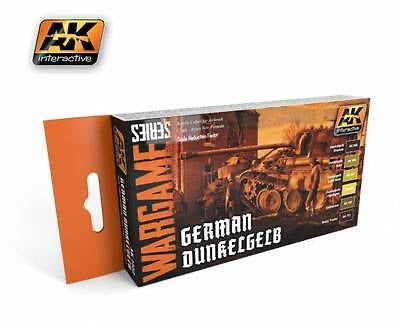 Wargame Series: German Dunkelgelb Modulation & Effects Acrylic Paint Set by AK Interactive AK1552