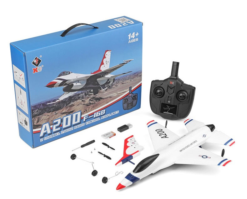 XK A200 F-16B RC Plane Toys,Wltech XKS A200 F-16 RC Plane Toy Plane, 2.4GHG Radio Control AirPlane.