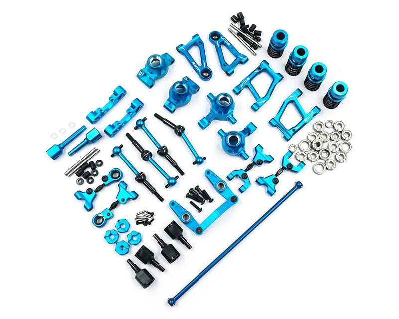 Yeah Racing Tamiya TT-01/TT-01E Aluminum Performance Conversion Kit (Blue)