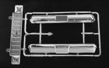 RC4WD Chevrolet Blazer Chrome Grill and Bumper Parts Tree
