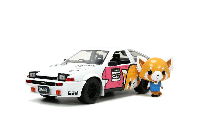 Jada 1/24 "Hollywood Rides" Sanrio 1986 Trueno with Aggretsuko