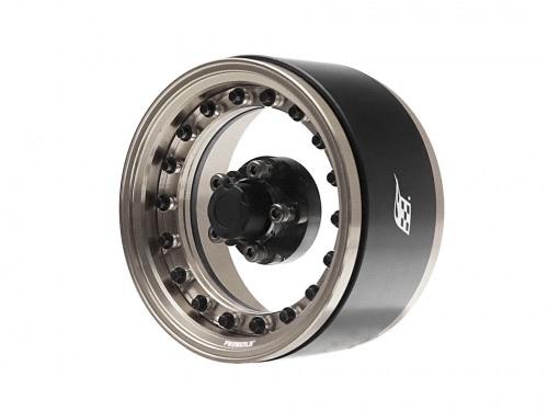 ProBuild™ 1.9" CAL 5-Lug Adjustable Offset Beadlock Wheels (2) Clear