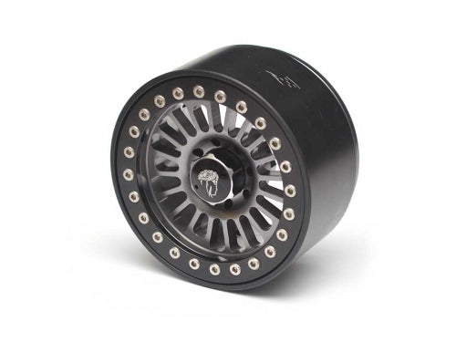 Venomous KRAIT™ 2.2 Aluminum Beadlock Wheels With 8mm Wideners (2) Gun Metal