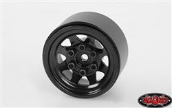 RC4WD Stamped Steel 1.0" Stock Beadlock Wheels (Black) set of 4