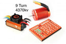 SKYRC LEOPARD Brushless Combo 60A ESC 4370KV 9T Motor Program Card For 1:10 RC Car