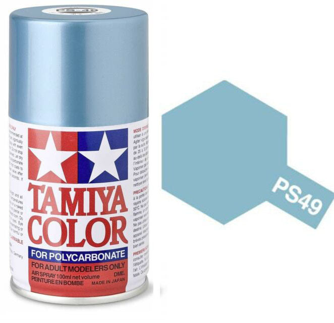 Tamiya PS-49 Sky Blue Anodized Aluminum spray paint