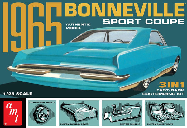 AMT 1965 Pontiac Bonneville 1/25 Model Kit (Level 2)