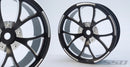 2.2" Y SPOKE DRAG FRONT WHEELS (BLACK)