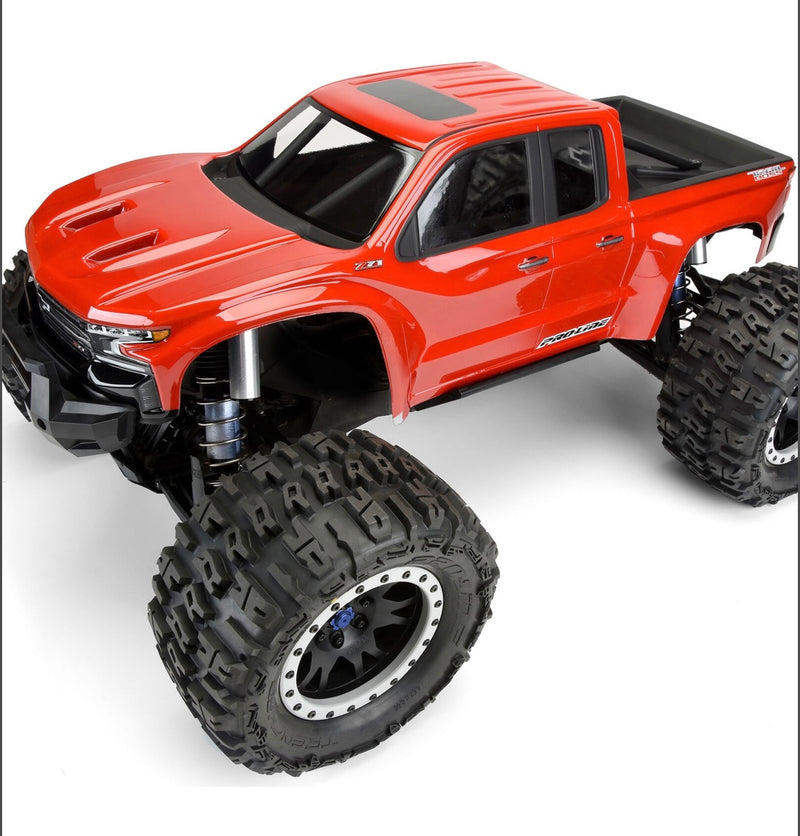 Pro-Line Pre-Cut 2019 Chevy Silverado Z71 Clear Body X-MAXX