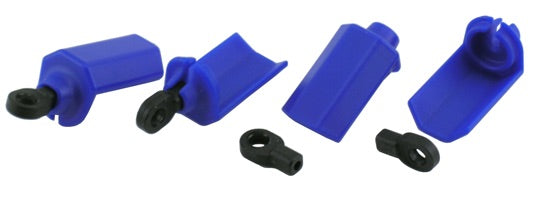 RPM Shock Shaft Guards for Traxxas & Durango 1/10 Shocks - Blue