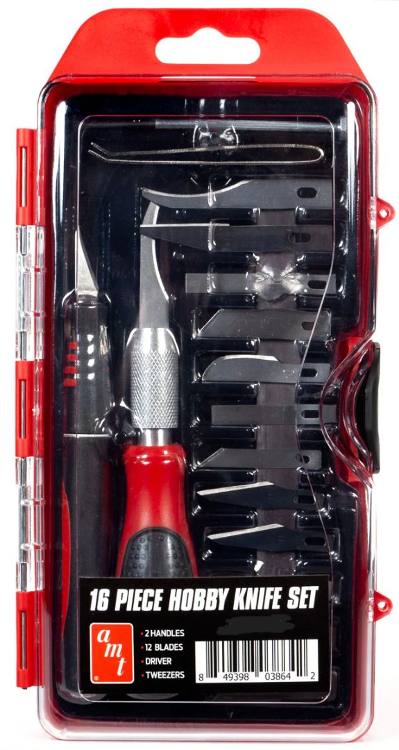 AMT 16 Piece Hobby Knife Set