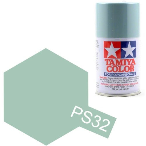 Tamiya PS-32 Corsa Grey spray paint.