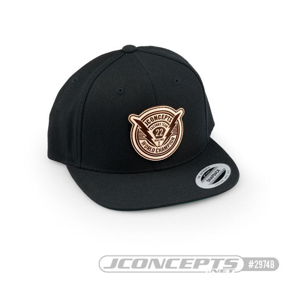 JConcepts - "Forward Pursuit" 2022 Hat (flat bill) - Black