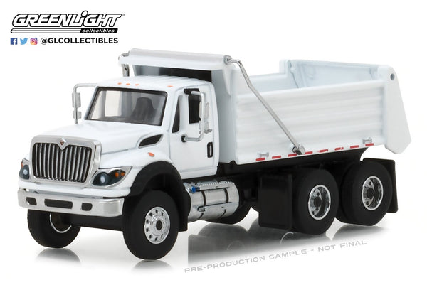 GreenLight 1/64 S.D. Trucks Series 4 - 2018 International WorkStar Construction Dump Truck - White 45040-A