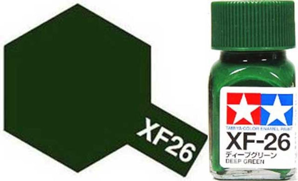 Flat Deep Green 80326 Tamiya Enamel Paint XF-26 XF26 EXF-26 EXF26