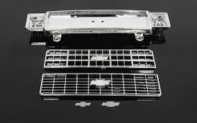RC4WD Chevrolet Blazer Chrome Front Grill w/Optional Inserts