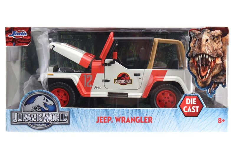 Jurassic World" 1/24 1992 Jeep Wrangler - Milk White