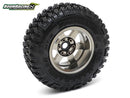 TE37XD KRAIT™ 1.9 Deep Dish Aluminum Beadlock Wheels w/ XT601 Hubs (4) Gun Metal
