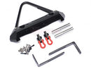 Steel Stinger Front Bumper W/ Hooks 1 Set Black
