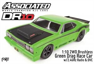 Team Associated DR10 Drag Race Car RTR - Green no battery no charger.