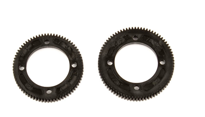 Team Associated RC10B74 Center Diff Spur Gears, 72T/48P, 78T/48