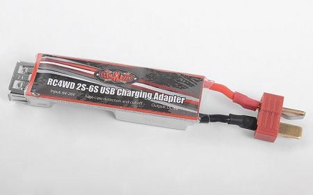 RC4WD 2S-6S USB Charging Adapter w/"T" Style Plug