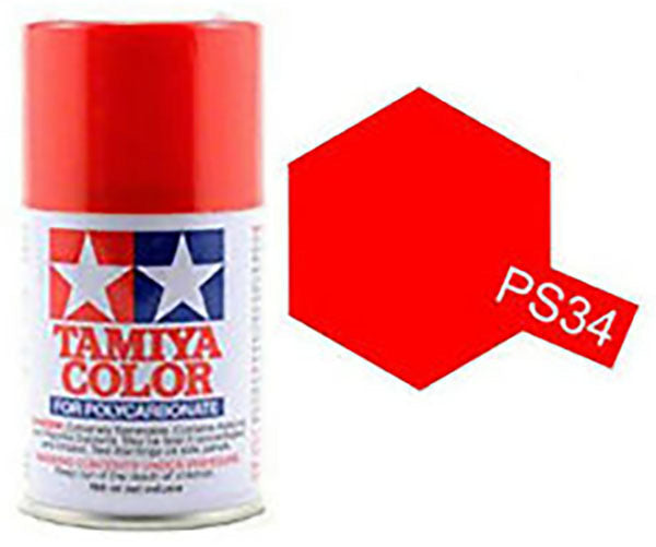Tamiya PS-34 Bright red spray paint.