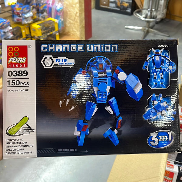 389 blue 3 in 1 Change union