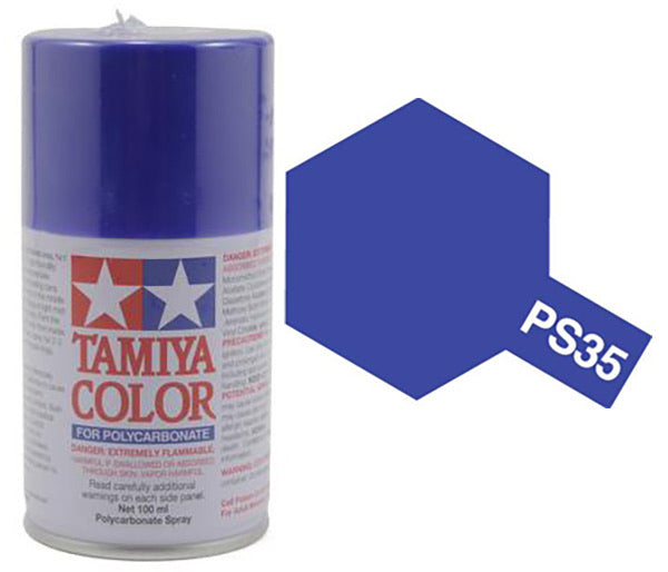 Tamiya PS-35 Blue violet spray paint.