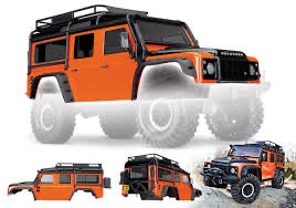 Traxxas Land Rover Defender Adventure Orange Body