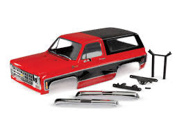 Traxxas Body, 1979 Chevrolet Blazer - Red Complete