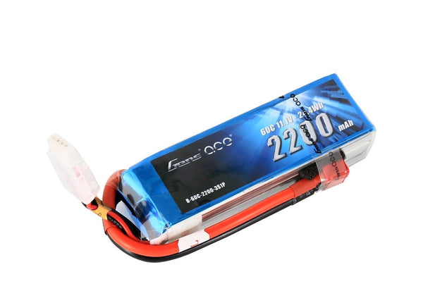 Gens Ace 2200mAh 3S1P 11.1V 60C LiPo Deans Plug Soft Case