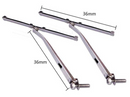 1:10 Simulation Metal Wiper (2PCS) Silver